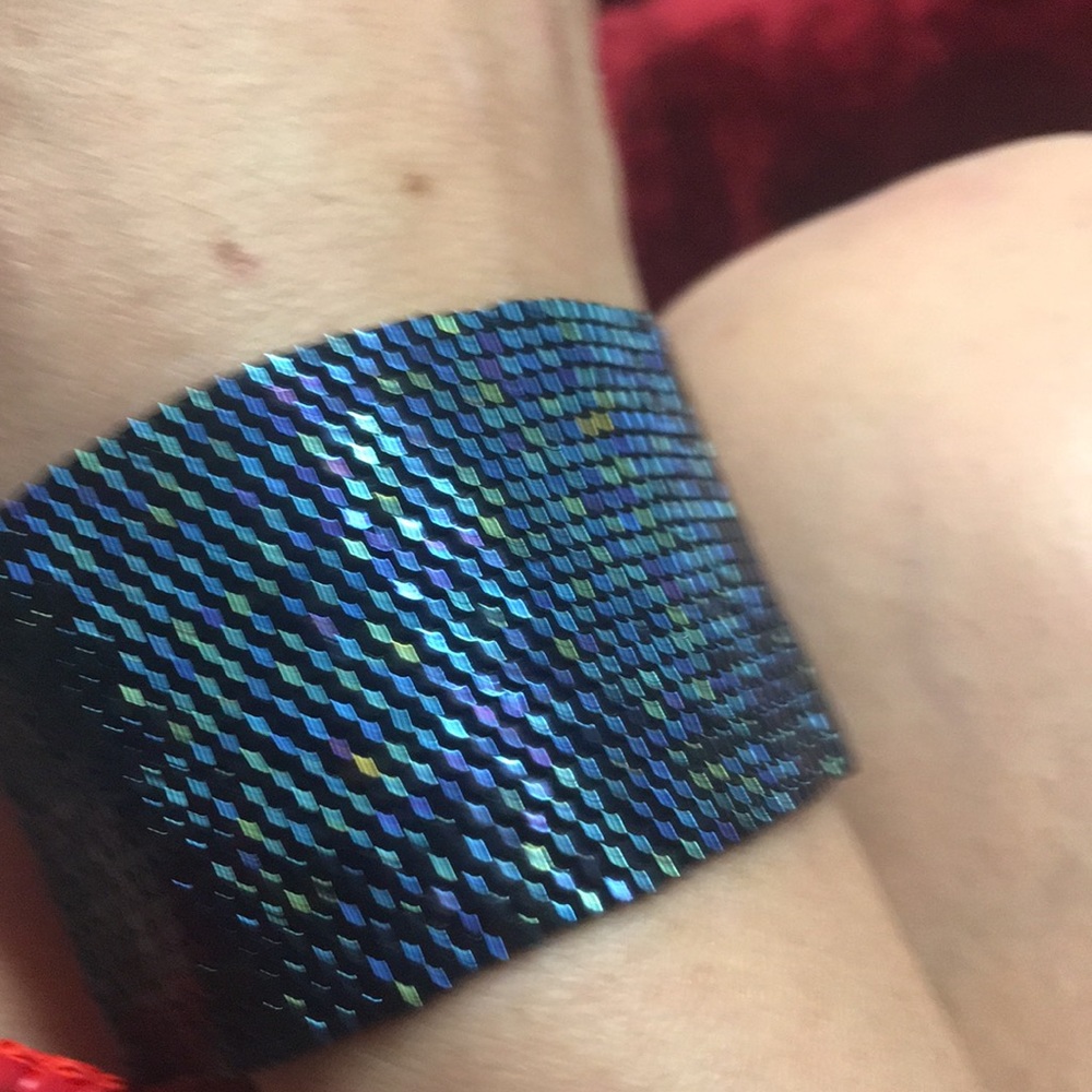 Handmade peyote beaded bracelet
